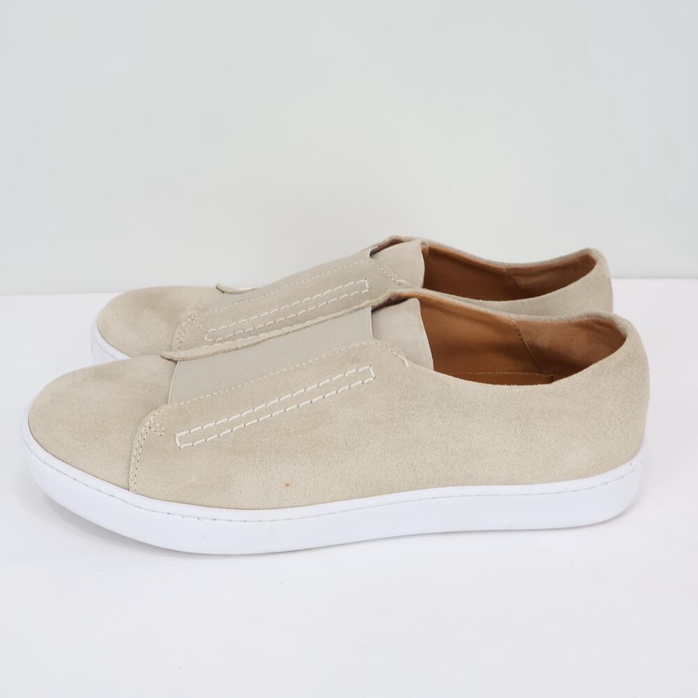 Garnet Hill Zora Leather Suede Slip-On Sneaker Size 41 US 10 - Picture 2 of 10